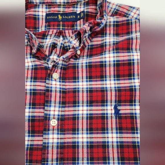 Polo Ralph Lauren Lightweight Flannel Button Up - Picture 2 of 7